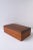 A velvet lined wood jewelry box. Ample room and easy open/close lid. Desk or vanity tray, cat's eye egg, and letter opener...