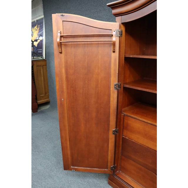Thomasville Impressions Cherry Armoire / Wardrobe For Sale - Image 10 of 13