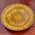 Madeline Weinrib Late 20th Century Large Moroccan Hand Painted Shallow Ceramic Bowl For Sale - Image 4 of 9