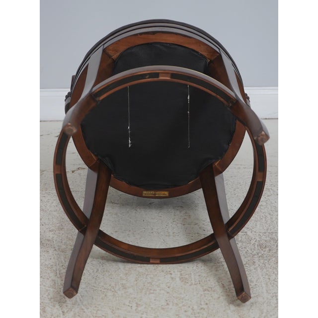 Set of 4 Swivel Seat Italian Style Bar Counter Stools For Sale - Image 17 of 18