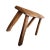 Wood Dutch Primitive Wooden Farm Stool For Sale - Image 7 of 8