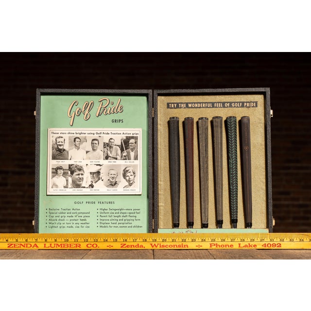 Black Vintage "Golf Pride" Club Grips Salesman Kit For Sale - Image 8 of 8