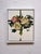 This oil painting features two elegantly rendered roses, one soft pink and the other creamy white, set against a backdrop...