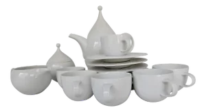 1970s Bjorn Wiinblad for Rosenthal Studio-Linie Germany The Magic Flute / Zauberflote Series Coffee Set- 15 Pieces