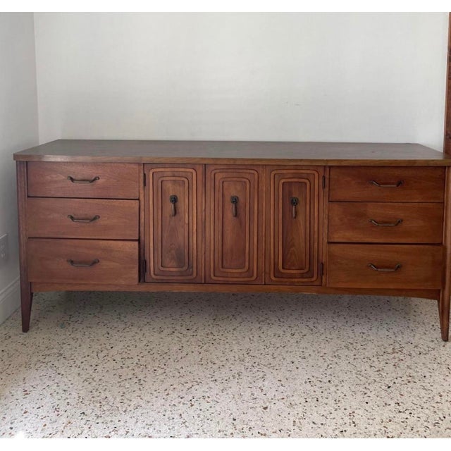 Classic American made mid-century dresser, by the noted furniture company Broyhill, as part of their premier collection....