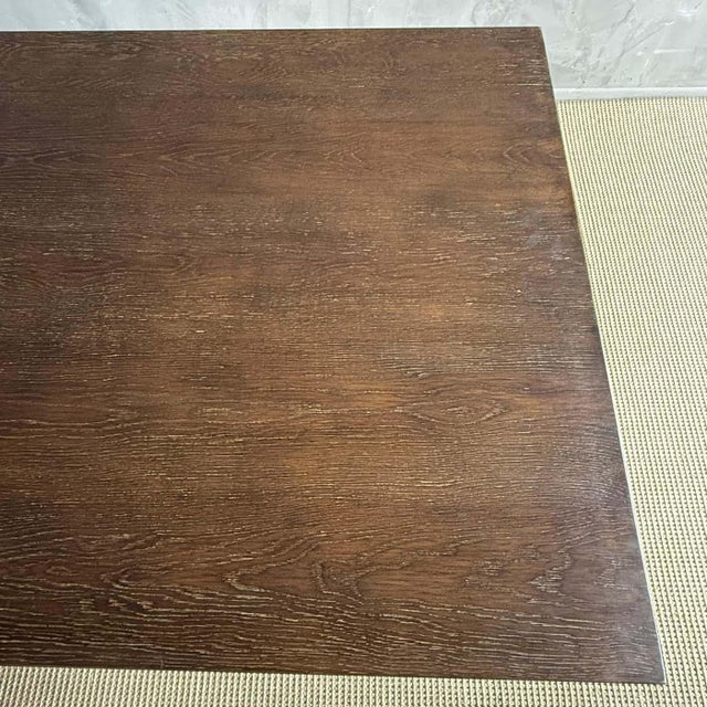 Reclaimed Wood Oak Dining Table 84" For Sale - Image 10 of 14