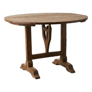 Late 19th Century French Vendange Wine Tasting Tilt-Top Table For Sale