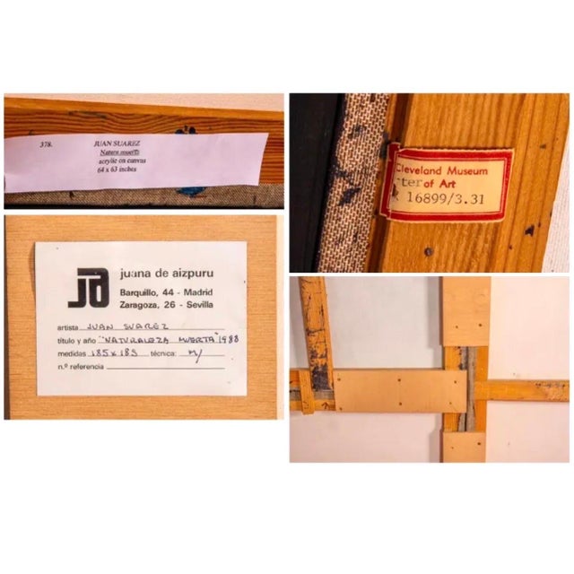 Juan Suarez, Large Spanish Contemporary Art Juan Suarez Abstract Bold Painting Triptych Group, 1988 For Sale In Miami - Image 6 of 7