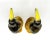 Ceramic Mid Century Brazillian Black Toucans Tropical Bird Figurines - a Pair For Sale - Image 7 of 10
