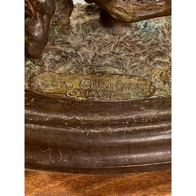 20th Century Realist Pony Express Rider by Keith Christie For Sale - Image 4 of 8