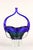 1960s Mid-Century Blue Murano Glass Basket with Curved Handles, Italy, 1960 For Sale - Image 5 of 18