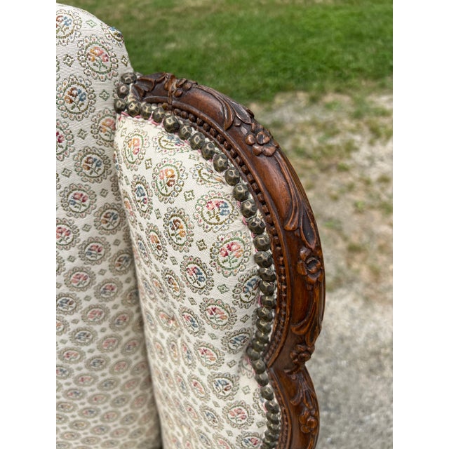 Early 20th Century Carved Wingback Chair For Sale - Image 10 of 12