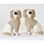 English Pair of 19th Century Staffordshire White Poodle Dogs For Sale In Baton Rouge - Image 6 of 12