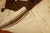 Mid 20th Century Vintage Ivory and Brown Turkish Mohair Rug - 5'2" x 6'3" For Sale - Image 5 of 7