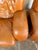 Animal Skin Vintage 1970s Italian Cognac Leather Lounge Chairs For Sale - Image 7 of 12