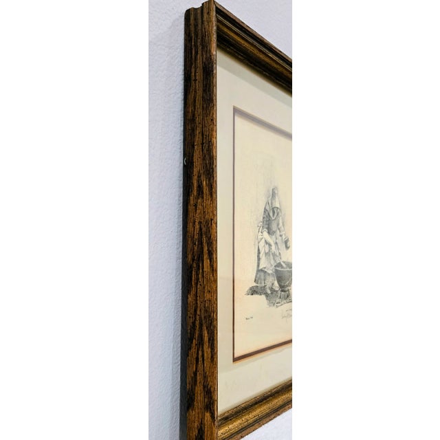 1975 Willard Harrell Signed Print Pair – Rustic Farm Life, Framed (Expressions Studio, Metairie La) For Sale In Dallas - Image 6 of 8