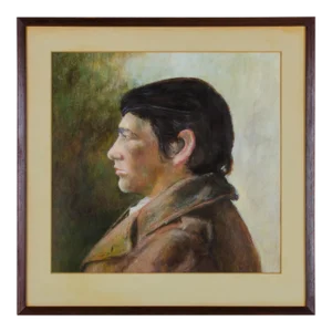 C. 1960s "Buzzard’s Glory" After Wyeth Gouache Portrait