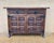 Charming rustic Spanish sideboard made from solid wood, decorated with hand-carved geometric motifs and original wrought...