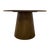 Modern Walnut Veneer Round Dining Table For Sale - Image 3 of 3