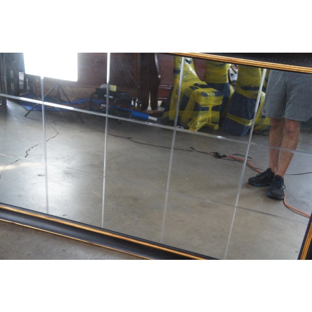 Vintage Chelsea House Black & Gold Lawing Industrial Full Length Wall Mirror For Sale - Image 9 of 10