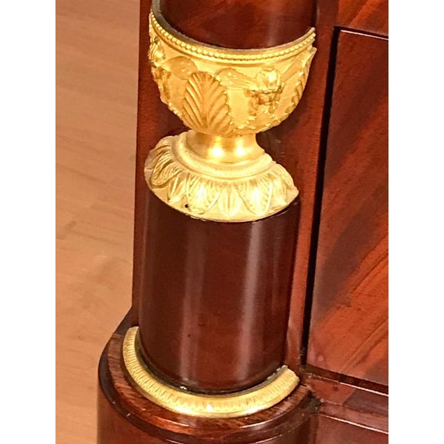 Empire French Mahogany Commode with Gilt-Bronze Mounts, 1810 For Sale - Image 10 of 16