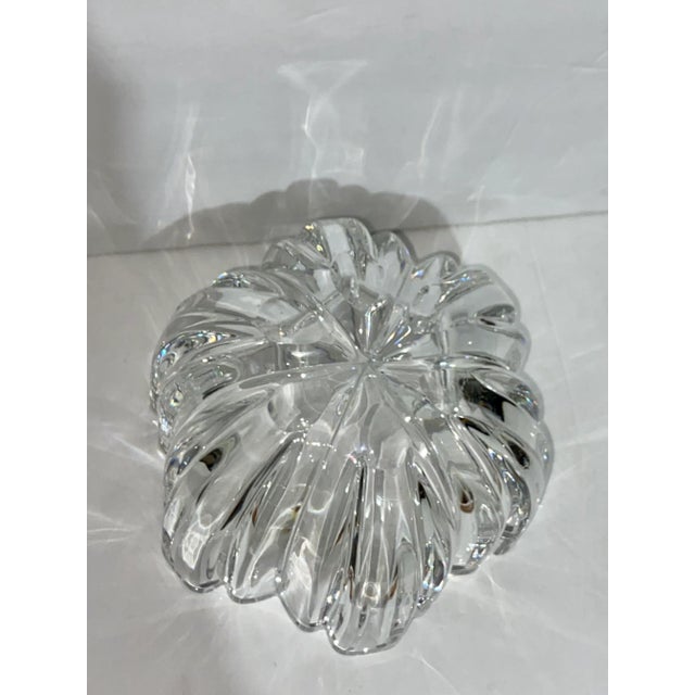 Mid 20th C. Kosta Olivia Crystal Fluted Bowl by Anna Ehrner For Sale In Los Angeles - Image 6 of 7