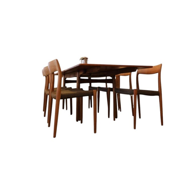 AT310 Dining Table in Teak and Oak by Hans J. Wegner for Andreas Tuck, 1950s For Sale - Image 13 of 18