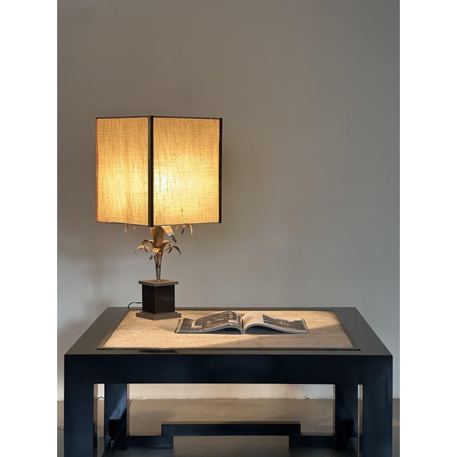 1970s Wood and Travertine Coffee Tables in the style of Maison Jansen, 1970s, Set of 2 For Sale - Image 5 of 14