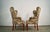 1940’s Hollywood Regency Butterfly Wingback Chairs - A Pair For Sale In Los Angeles - Image 6 of 12
