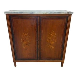 19th Century French Louis XVI Marble Top Sideboards / Bar For Sale