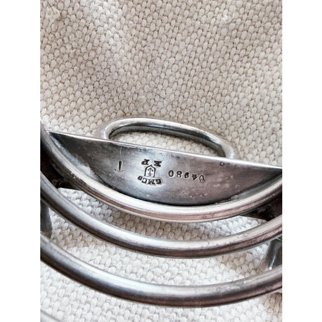 Antique Silver Plated Toast Rack From the Del Monte Lodge in Pebble Beach Ca For Sale In New York - Image 6 of 8