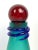 Postmodern Late 20th Century Italian Alfredo Barbini Murano Scavo Glass Decanter For Sale - Image 3 of 4