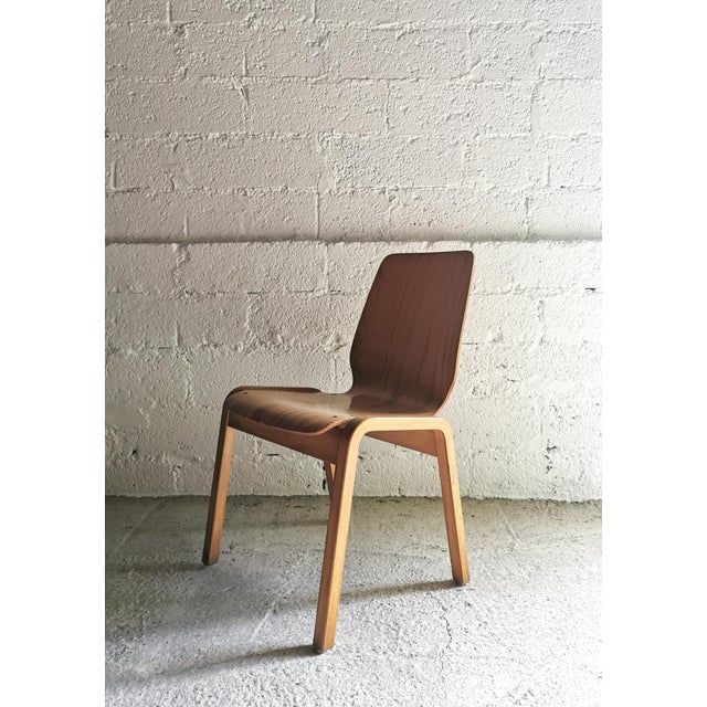 Wood Mid-Century Chair, Scandinavia, 1960s For Sale - Image 7 of 9