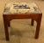 20th Century Wood Stool With Equestrian Scene Tapestry Seat Cushion For Sale In West Palm - Image 6 of 6