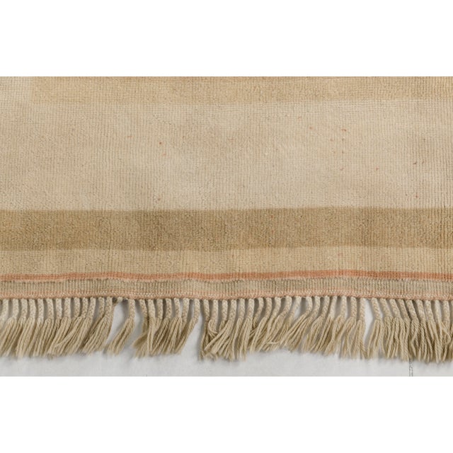 Textile Anatolian Floral Handknotted Carpet For Sale - Image 7 of 9