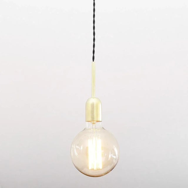 Minimalist Modern Brass & Oxidized Steel Potence Wall Lamp from Balance Lamp For Sale - Image 4 of 7