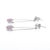 Not Yet Made - Made To Order Art Deco Oval 3.48ct Natural Pink Sapphire 18k Gold Drop Earrings- A Pair For Sale - Image 5 of 9