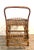 Wood French Riviera Rattan Bar Cart Audoux & Minet 1950s For Sale - Image 7 of 11