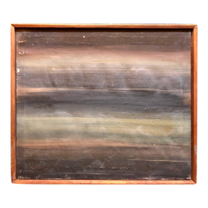 Mordechai AvnielIsraeli Modernist Oil Painting Abstract "Moonlight" Bezalel School