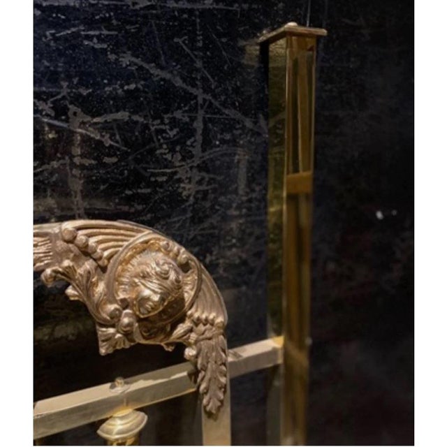 Antique Ornate Angel Solid Brass Child Twin Bed Headboard For Sale In Pittsburgh - Image 6 of 6