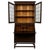 A handsome and substantial 20th-century Jacobean style bureau bookcase, beautifully crafted in oak and combining glazed...