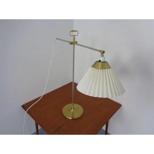 Cream Table Lamp Model 319 by Kaare and Esben Klint for Le Klint, 1960s For Sale - Image 8 of 18