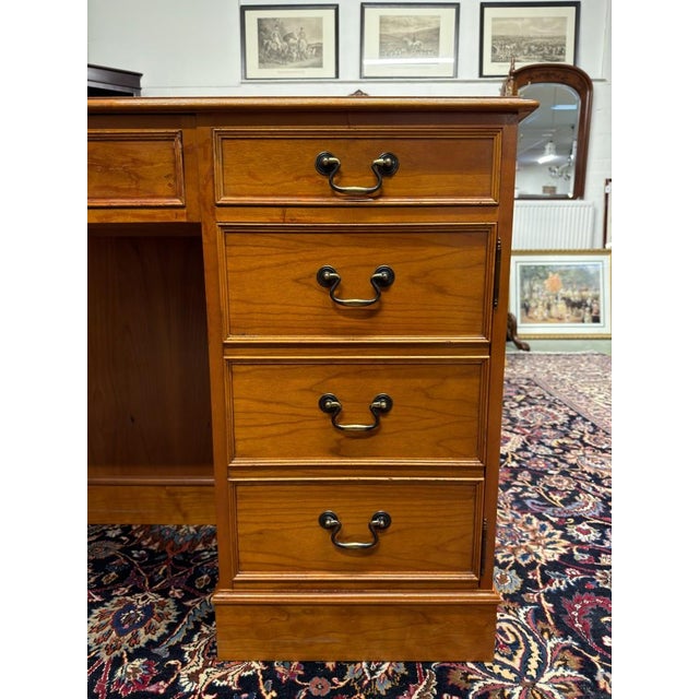 English Chesterfield Corner Desk For Sale - Image 12 of 18