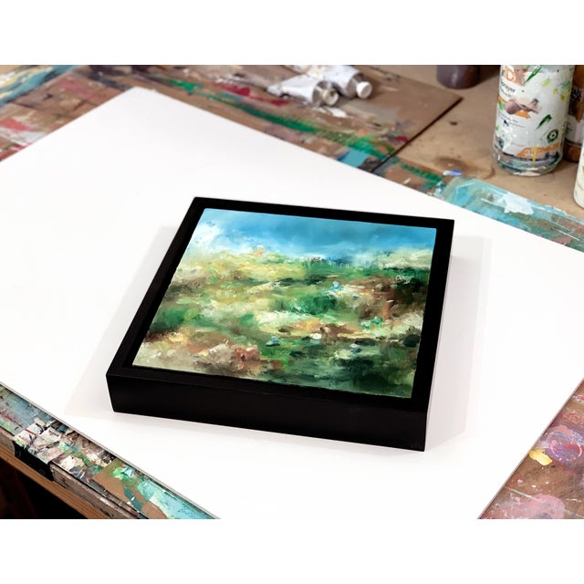 Contemporary Sugar Pops No.1 Abstract Contemporary Landscape Painting For Sale - Image 3 of 6