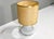 Metal Large Italian Table Lamp in Opaline Glass and Brass, 1970s For Sale - Image 7 of 12