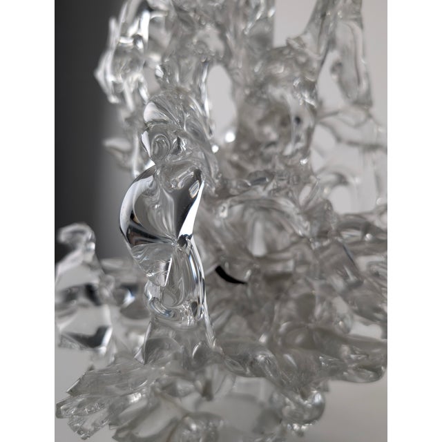René Roubicek, Coral Sculpture, 1960s, Crystal For Sale - Image 6 of 10