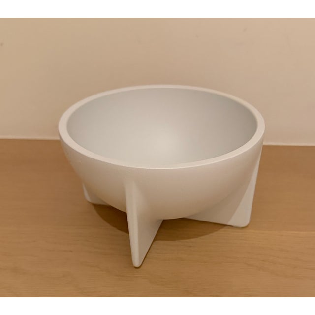 Contemporary Fort Standard Standing Bowl – Sculptural Elevated Centerpiece For Sale - Image 3 of 3