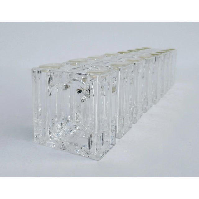 Plastic Vintage C.1970's Mid-Century Modern Lucite Napkin Rings by Lillian Vernon -Set of 8 For Sale - Image 7 of 13