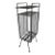 1950s Richard Galef for Ravenware Mid-Century Modern Metal Magazine Rack & Stand For Sale