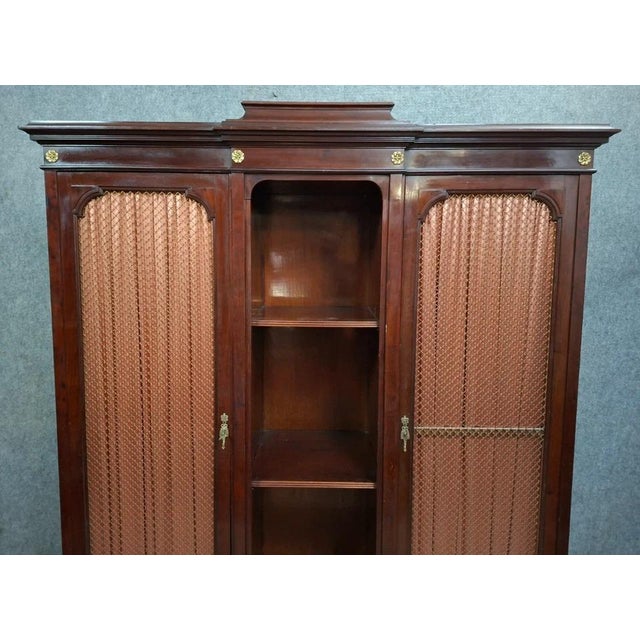 Louis XVI Style Bookcase in Mahogany, Paris, France For Sale - Image 6 of 10